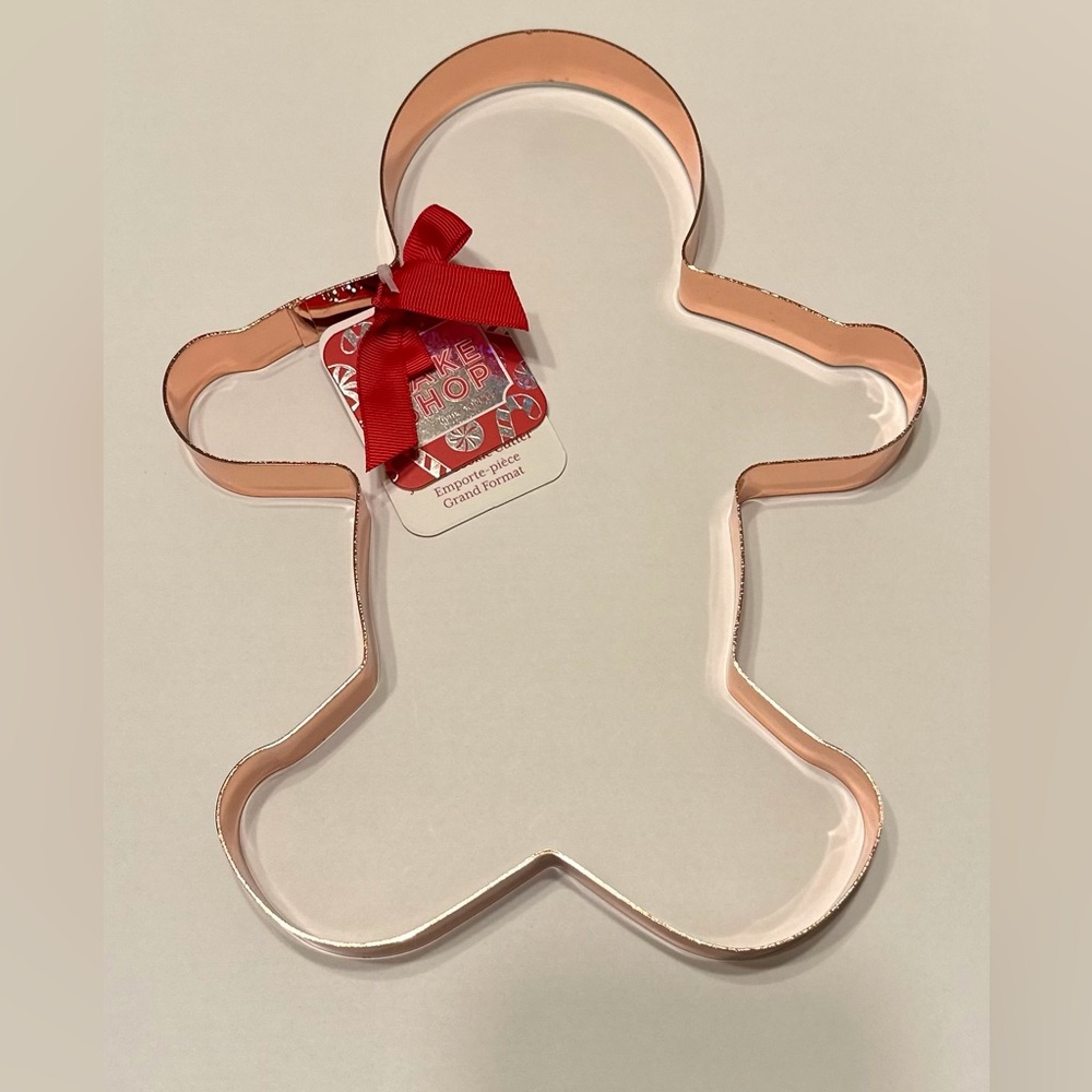 Jumbo gingerbread man cookie cutter